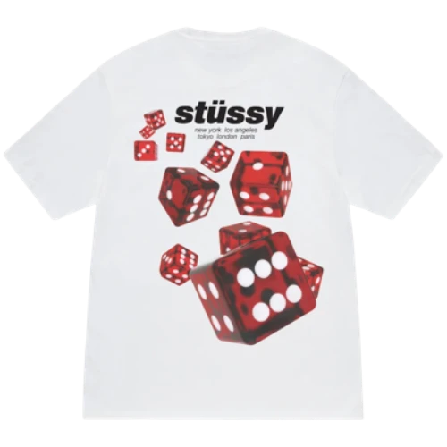 Stussy Rollers Tee 'White'