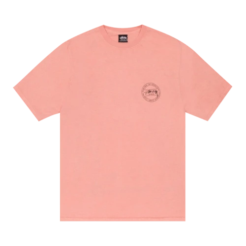 Stussy C Thru Tee Pigment Dyed 'Coral'