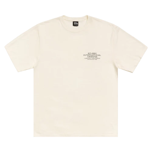Stussy International Design Tee Pigment Dyed 'Ivory'