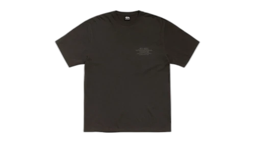 Stussy International Design Pigment Dyed Tee Faded Black