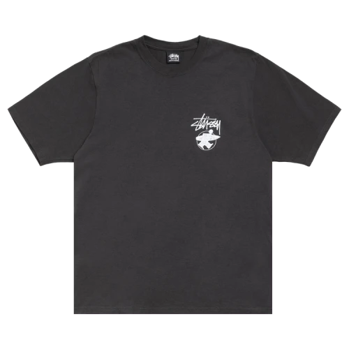 Stussy Long Haul Tee Pigment Dyed 'Faded Black'