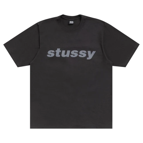 Stussy Shark Tee Pigment Dyed 'Faded Black'