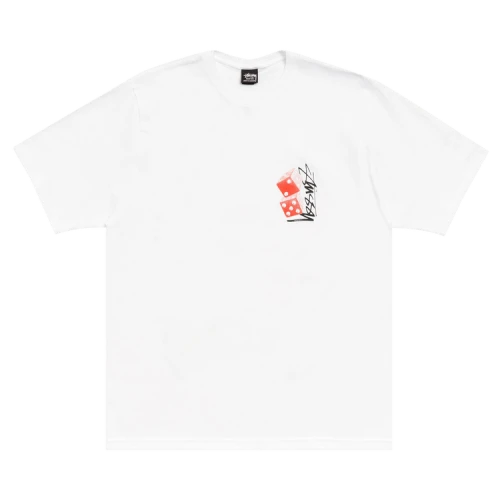 Stussy Tall Dice Tee 'White'