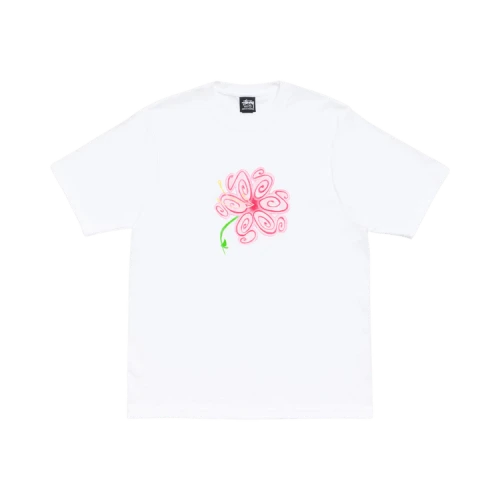 Stussy S Flower Tee 'White'