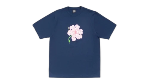 Stussy S Flower Tee Navy