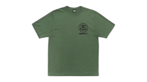 Stussy Link Sport Pigment Dyed Tee Pine