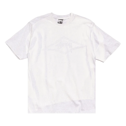 Stussy Sweater Tee 'Ash Heather'