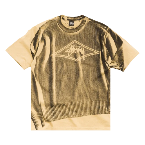 Stussy Sweater Tee 'Khaki'