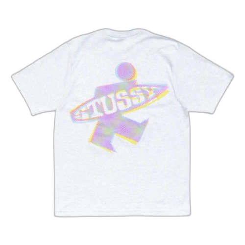 Stussy Dot Surf Puff Print T-Shirt 'Ash Heather'