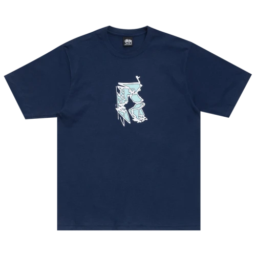 Stussy Smooth Sk8 Tee 'Navy'