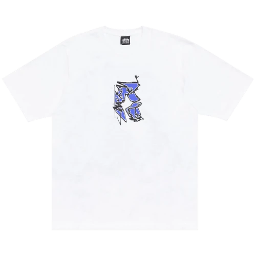 Stussy Smooth Sk8 Tee 'White'