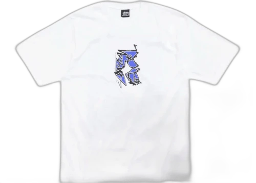 Stussy Smooth SK8 Tee White