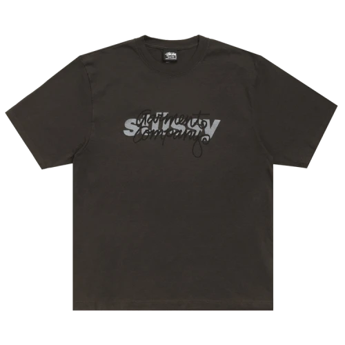 Stussy Garment Co. Tee 'Faded Black'