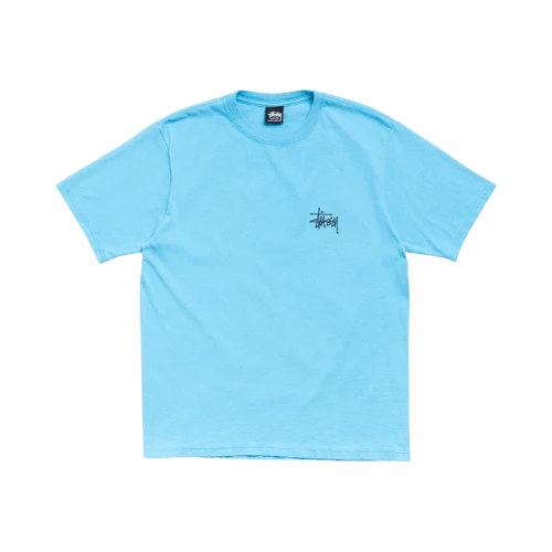 Stussy Big Dog Stone Washed Tee 'Sky Blue'