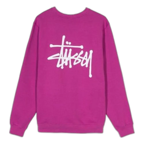 Stussy Crew Back Large Long Sleeves