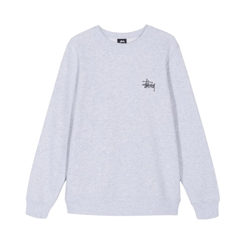 Stussy Basic Stussy Crew 'Ash Heather'