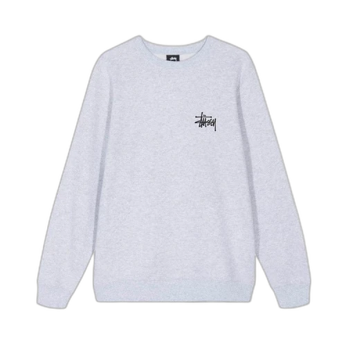 Stussy Basic Crew 'Ash Heather'