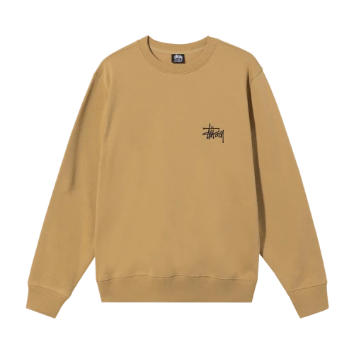 Stussy Basic Crew 'Khaki'