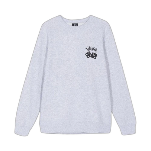 Stussy Dice Crew 'Ash Heather'