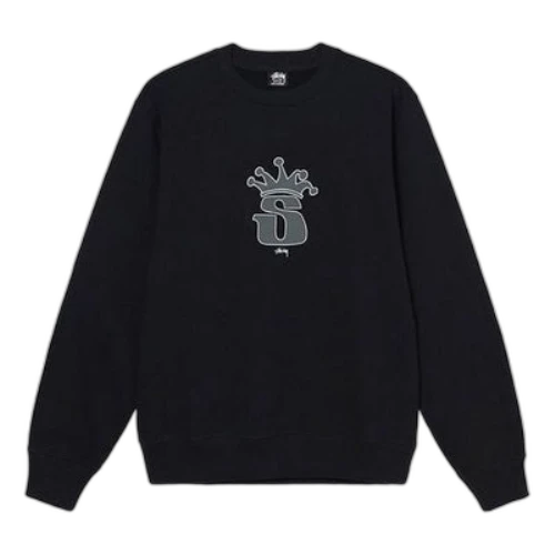 Stussy FW21 Round Neck Pullover Navy Blue