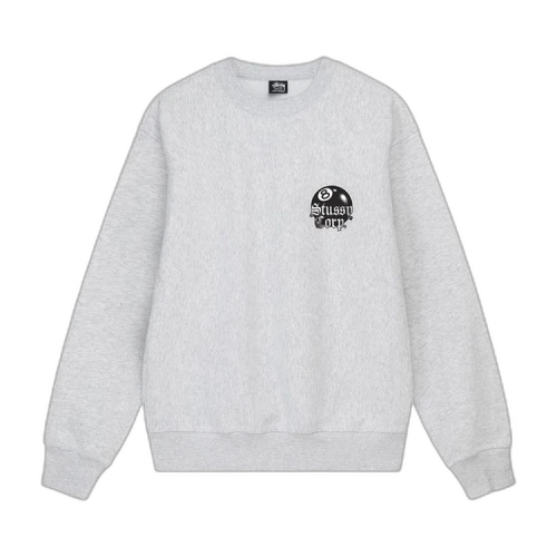 Stussy 8 Ball Corp. Crew 'Ash Heather'
