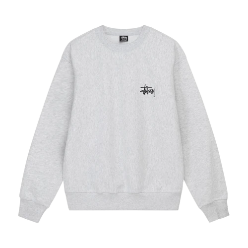 Stussy Basic Crew 'Ash Heather'