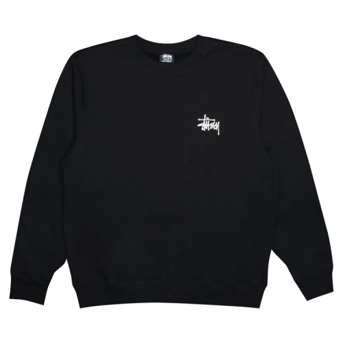 Stussy Basic Crew 'Black'