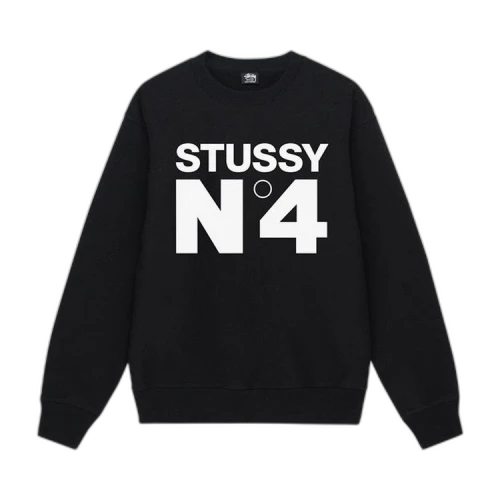 Stussy No.4 Crewneck Black