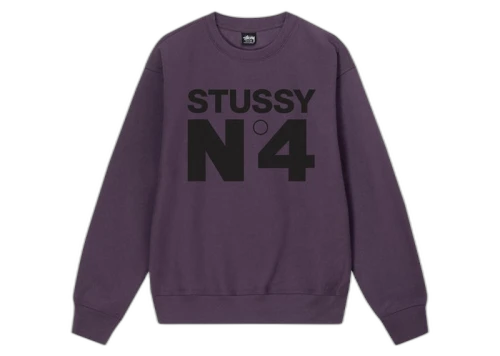 Stussy No.4 Crew Grape