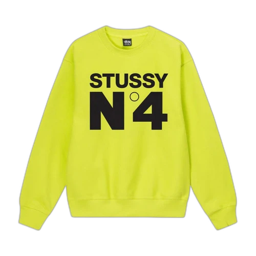 Stussy No.4 Crewneck Keylime