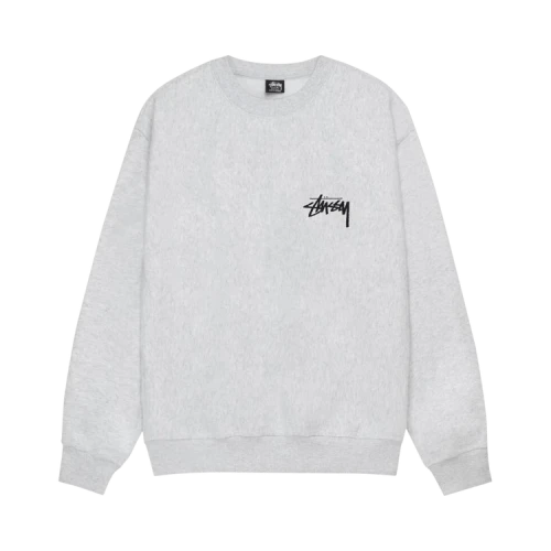 Stussy Classic Dot Crew 'Ash Heather'