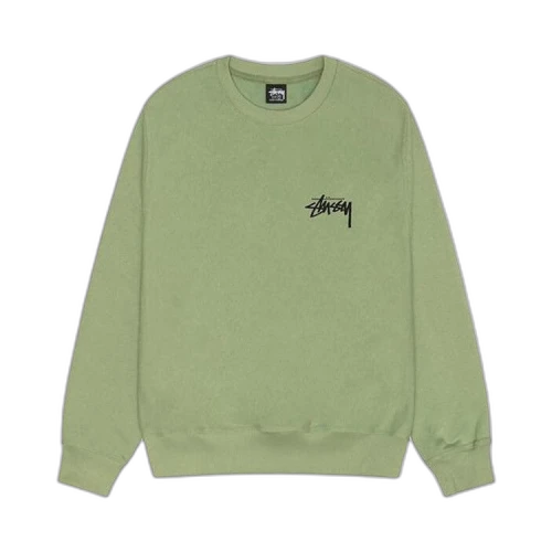 Stussy Classic Dot Crew Moss