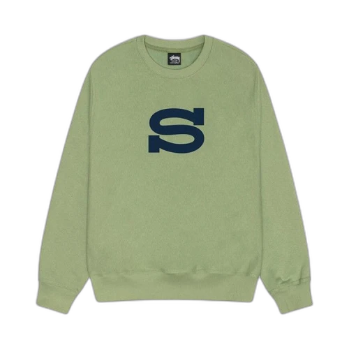 Stussy Letterman Crew Moss