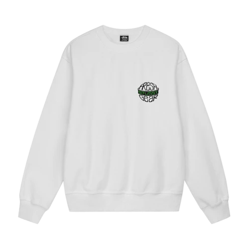 Stussy Fresh Gear Crewneck White