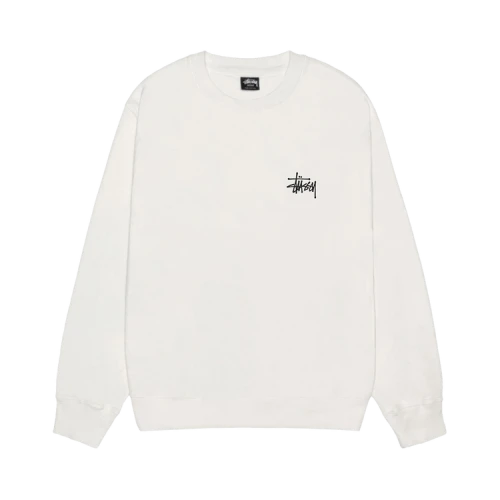Stussy Basic Crew Pigment Dyed Natural