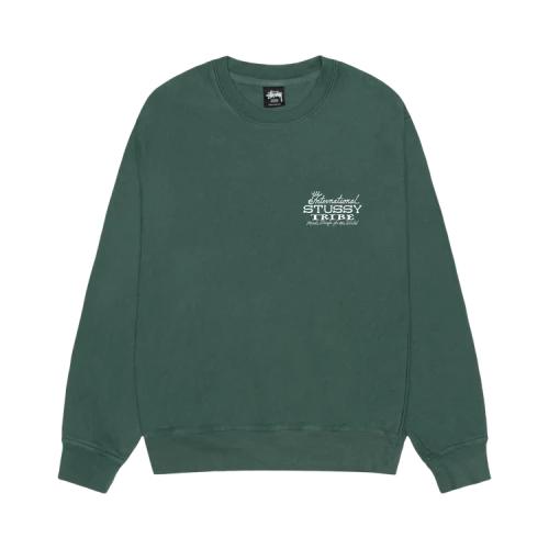 Stussy IST Crew Pigment Dyed 'Forest'