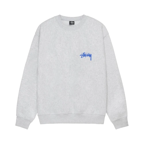 Stussy Shells Crew 'Ash Heather'