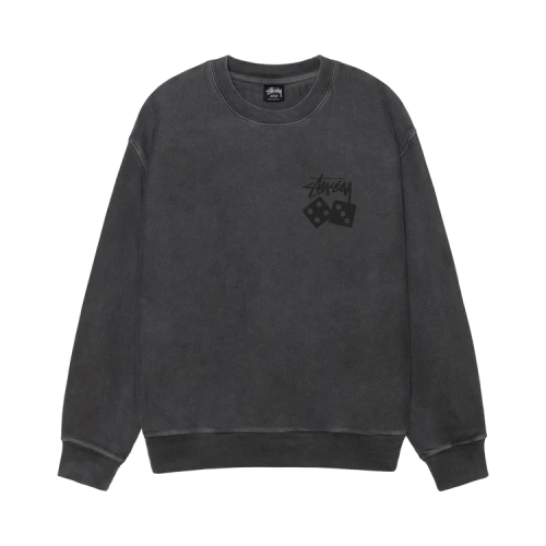 Stussy Dice Crew Pigment Dyed 'Black'