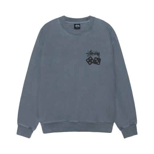 Stussy Dice Crew Pigment Dyed 'Navy'