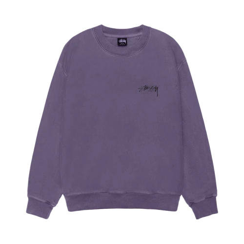Stussy Modern Age Crew Pigment Dyed 'Grape'