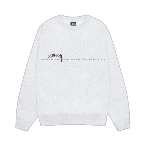 Stussy Smooth 80 Crew 'Ash Heather'