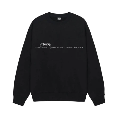 Stussy Smooth 80 Crew Black