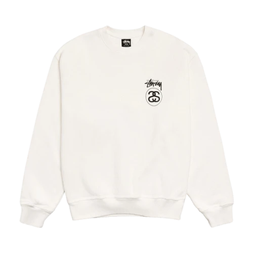 Stussy Stock Link Pigment Dyed Crew 'Natural'