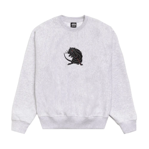 Stussy Long Range Crew 'Ash Heather'