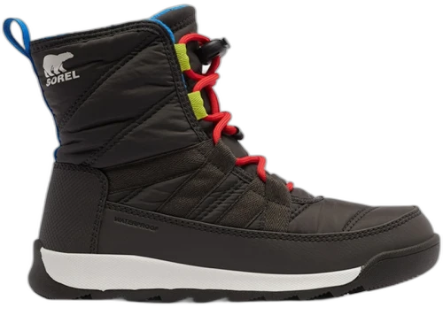 Sorel Whitney II Short Lace Boot Jet Sea Salt (Youth)
