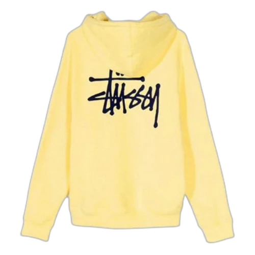 Stussy Basic Classic Alphabet Printing Unisex Yellow