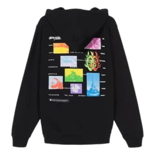 Stussy Unisex Great Future Printing Logo Black