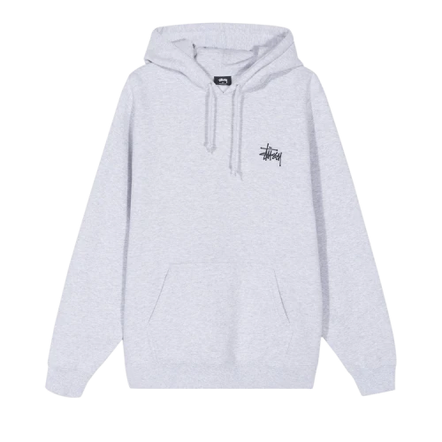 Stussy Basic Stussy Hood 'Ash Heather'