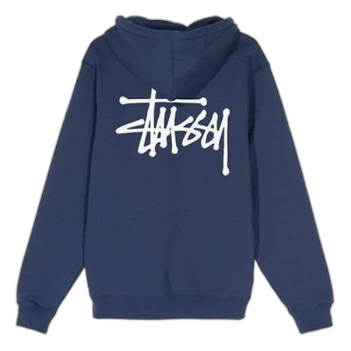 Stussy Emperor Back Large logo Navy Blue