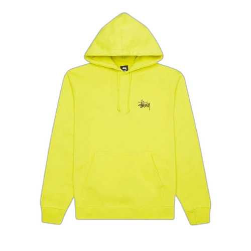 Stussy Basic Hoodie 'Lemon'